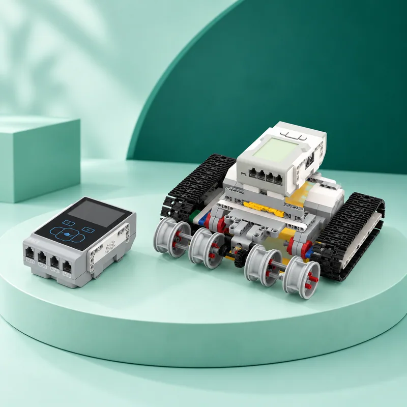 Robot de orugas y controlador programable