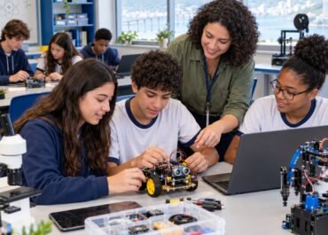 Tecnologia educacional, robótica e ciências em Santa Catarina